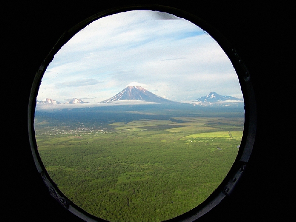 Flying over Kamchatka 1 2004 Pigments on photo rag 96x78 cm. Edition of 10